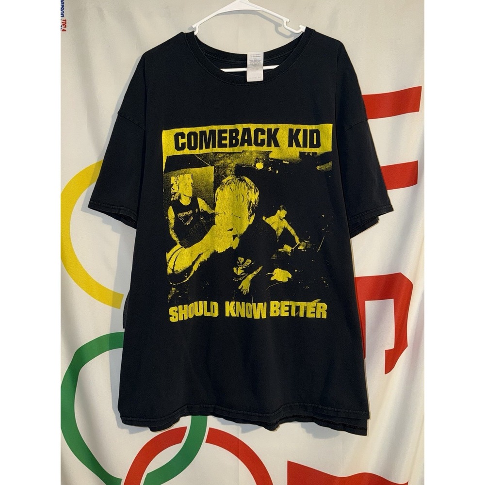 Comeback Kid Should Know Better T Shirt 3XL Punk Hardcore Vintage Y2K